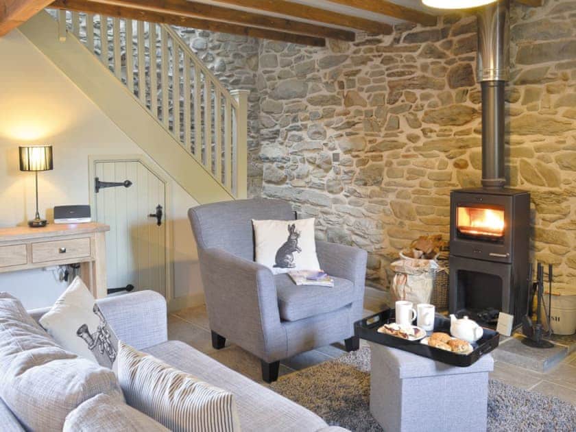 Open plan living/dining room/kitchen | Ivy Bush Cottage, Llandewi Brefi, nr. Tregaron