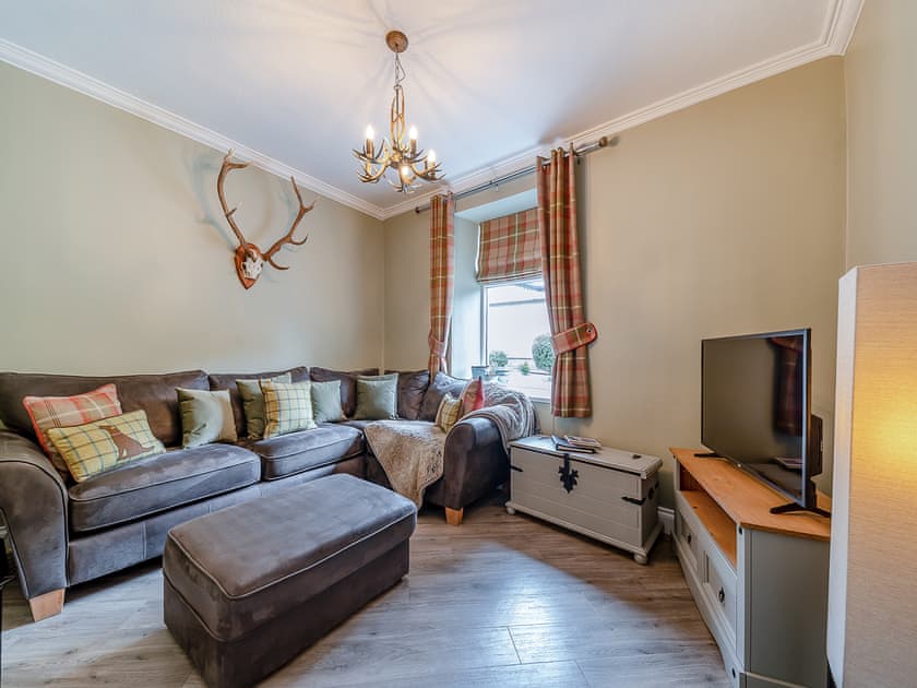 Comfy seating in sitting room | Creebank, Newton Stewart