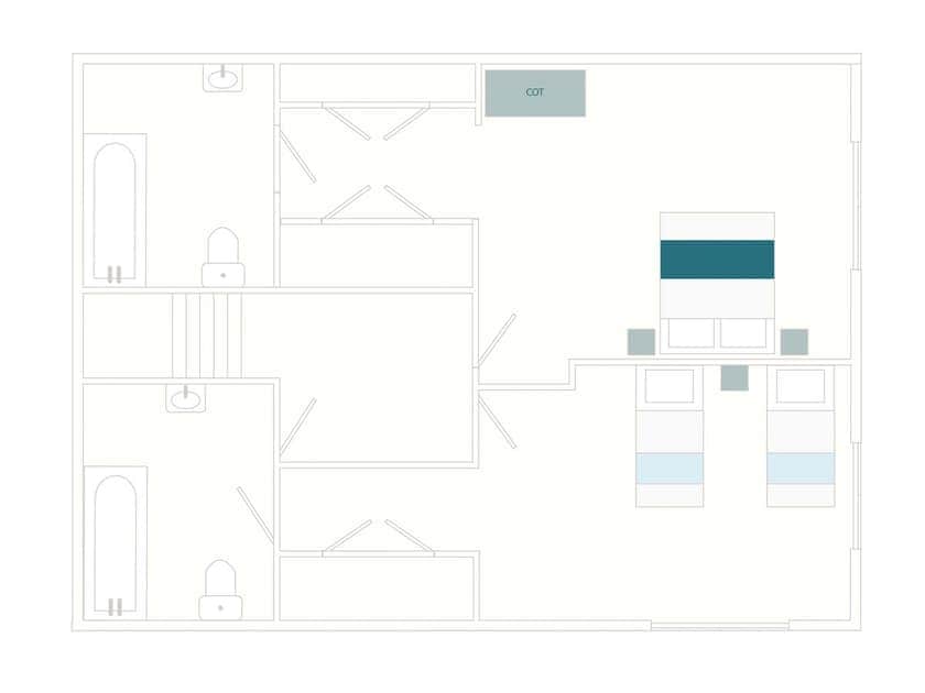 Vat House Floor Plan - First Floor | Tuckenhay Mill - Vat House, Bow Creek, between Dartmouth and Totnes