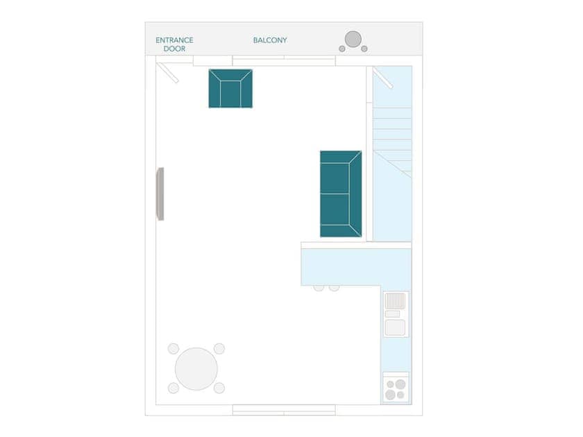 Mill Stream Floor Plan - Ground Floor | Tuckenhay Mill - Mill Stream, Bow Creek, between Dartmouth and Totnes