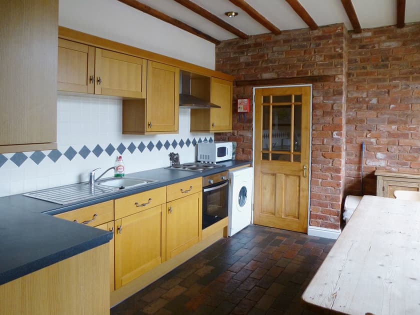 Kitchen/diner | Offley Grove Farm - The Old Brew House, Adbaston, nr. Stafford