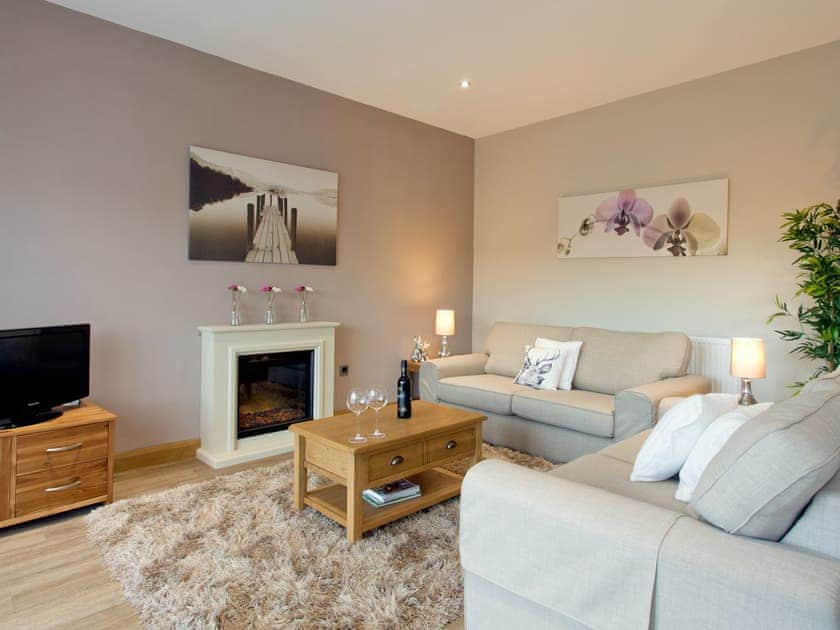 Stylish lounge area | Number 2 - The Old Stables, Knitsley, near Lanchester