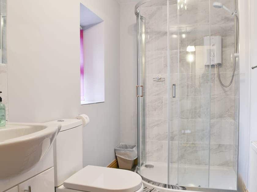 Good size shower room with shower cubicle and WC  | Stoneleigh, Muker, near Reeth
