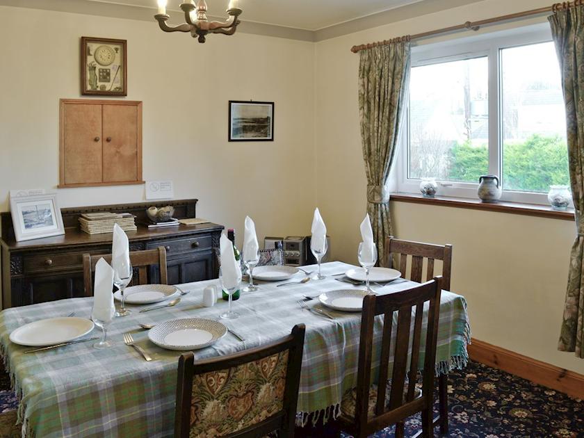Convenient dining room | Rhonepark Steading, Crossmichael, near Castle Douglas