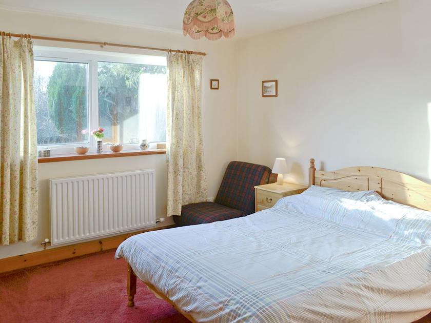 Comfortable master bedroom | Rhonepark Steading, Crossmichael, near Castle Douglas