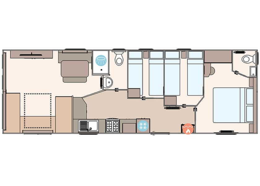 Gold 3 Bed - Aber Bay Holiday Park, Clarach