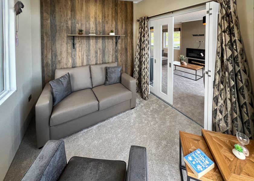 Platinum Lodge Bay View Spa (Pet) - Aber Bay Holiday Park, Clarach