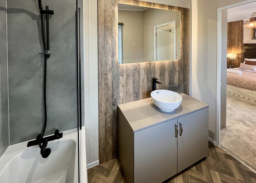 Platinum Lodge Bay View Spa (Pet) - Aber Bay Holiday Park, Clarach