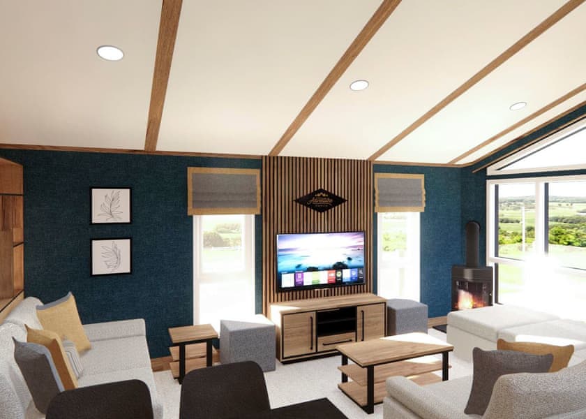 Exclusive Woodland Waterside 10 Berth Lodge Pet - Appletree Holiday Park, Hubbert’s Bridge, near Boston