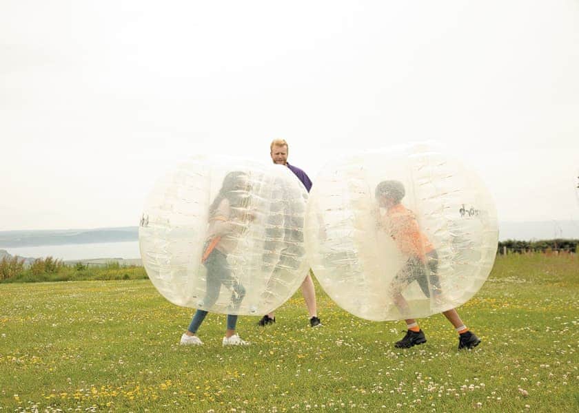 Body Zorbs | Sandymouth Holiday Resort, Sandymouth Bay, Bude