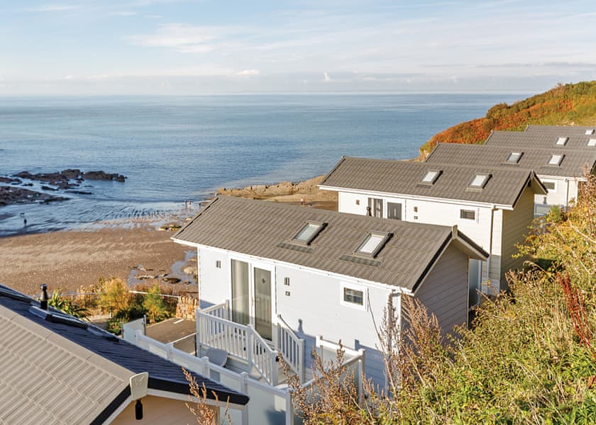 Typical | Driftwood Premier Sea View Cabin - Beach Cove Coastal Retreat, Hele Bay, Ilfracombe