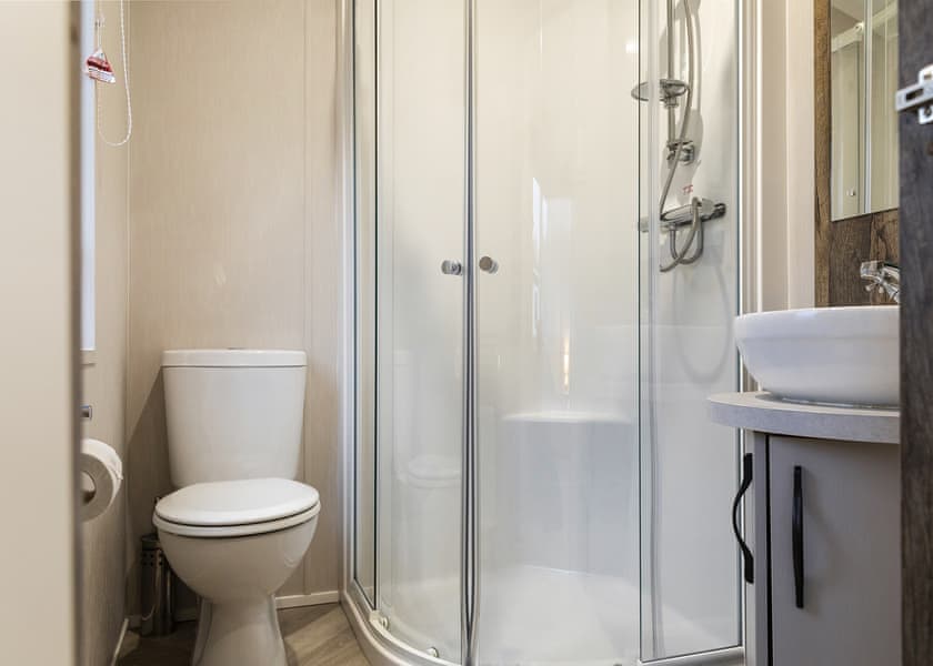 Platinum 2 Lodge with decking - Bowland Fell Park, Tosside, Nr Skipton