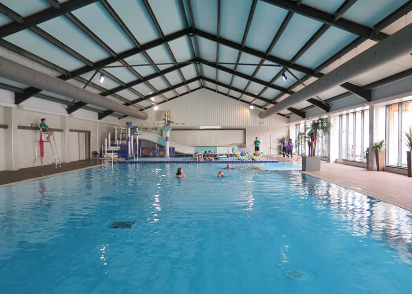 Indoor heated pool (at Ladram Bay) | Castle Brake Holiday , Woodbu