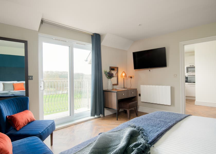  Typical apartment, please note interiors may vary. | Orchard Ground Floor Apartment Terrace - Clawford Lakes Resort and Spa, Clawton, Nr Holsworthy