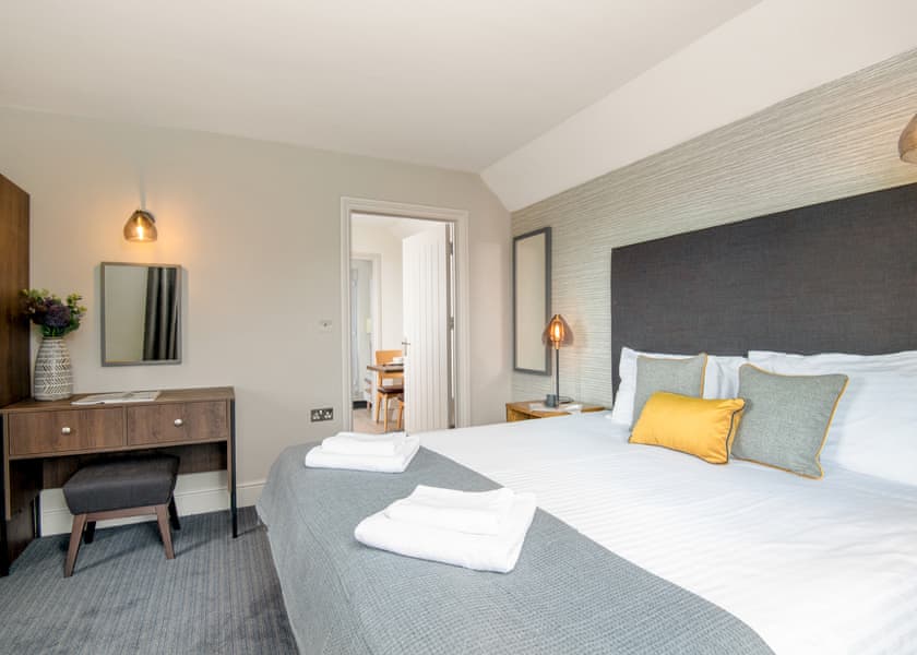  Typical apartment, please note interiors may vary. | Orchard Ground Floor Apartment Terrace - Clawford Lakes Resort and Spa, Clawton, Nr Holsworthy