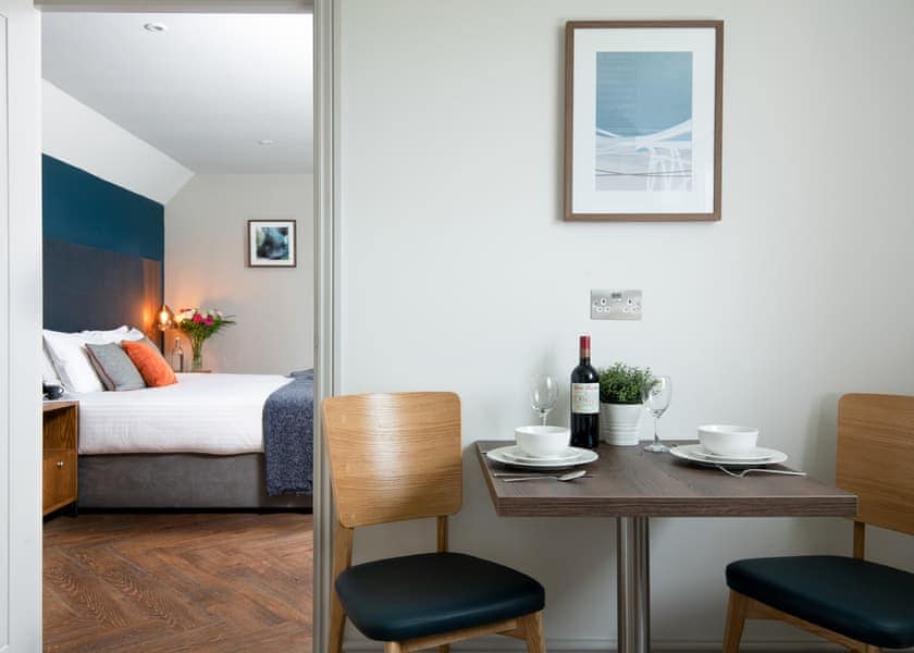 Typical apartment, please note interiors may vary. | Orchard Ground Floor Apartment Hot Tub - Clawford Lakes Resort and Spa, Clawton, Nr Holsworthy