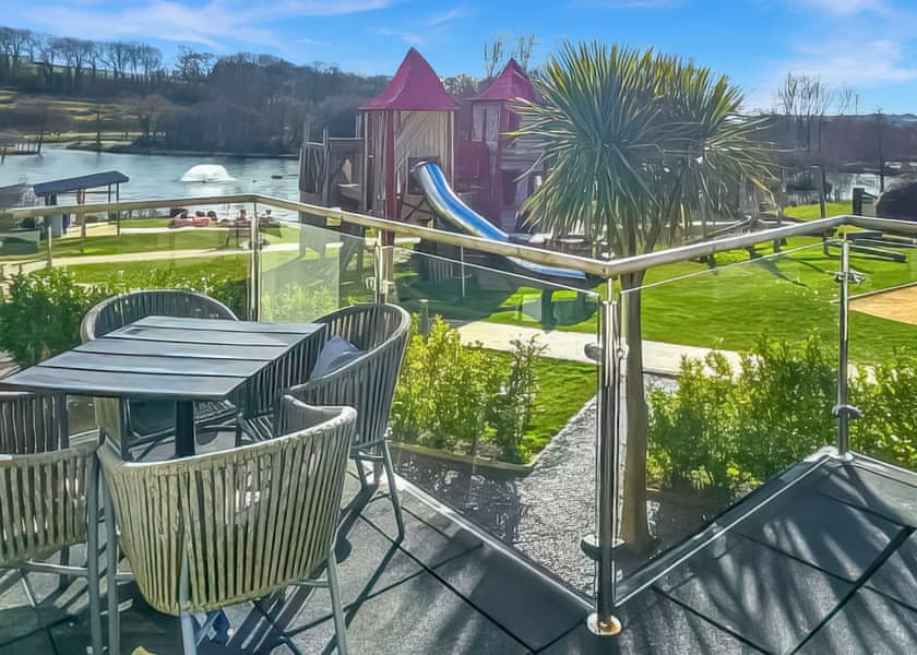 Lake First Floor Apartment Balcony - Clawford Lakes Resort and Spa, Clawton, Nr Holsworthy