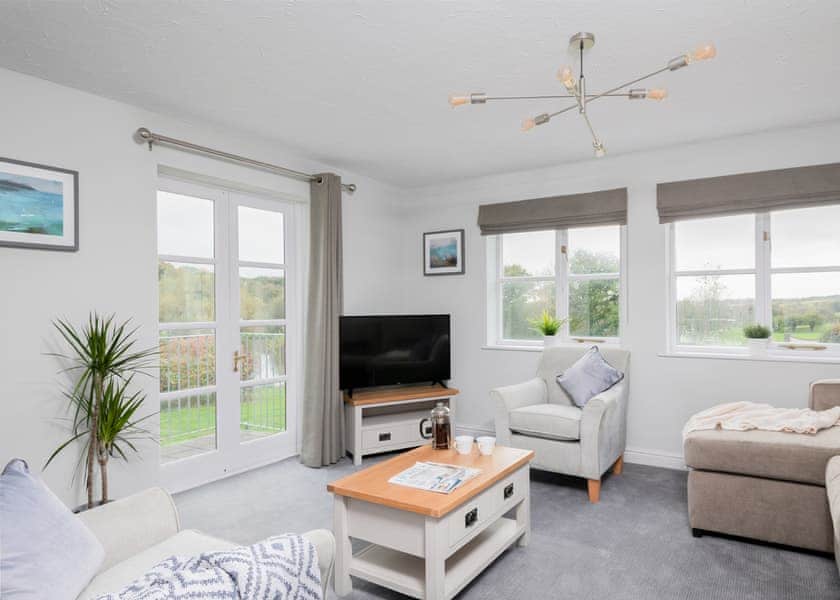  Typical apartment, please note interiors may vary. | Lake First Floor Apartment Balcony - Clawford Lakes Resort and Spa, Clawton, Nr Holsworthy