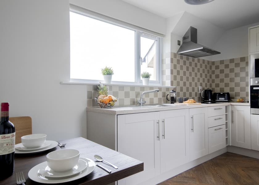 Typical apartment, please note interiors may vary. | Orchard First Floor Apartment Balcony - Clawford Lakes Resort and Spa, Clawton, Nr Holsworthy