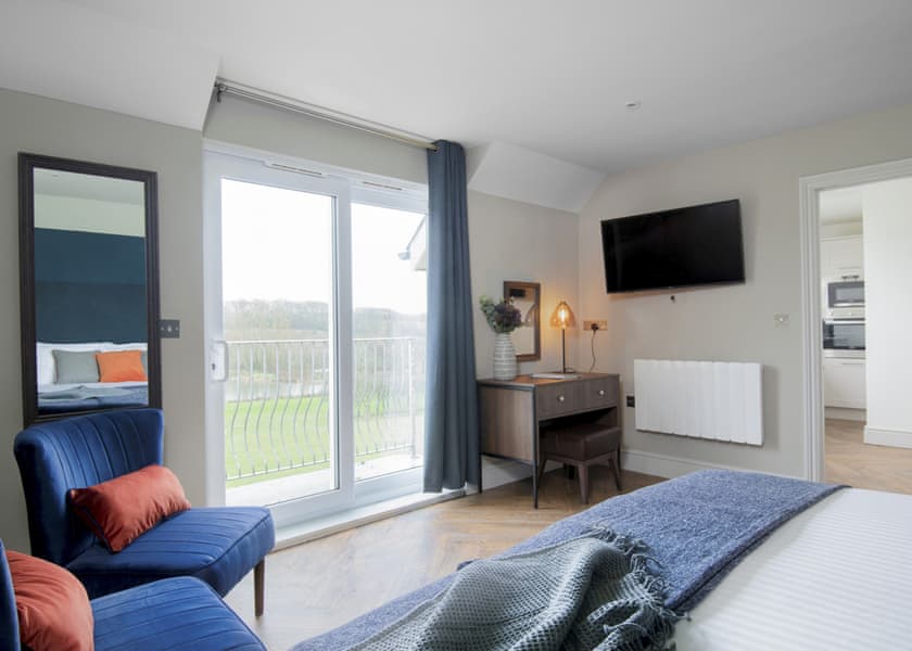 Typical apartment, please note interiors may vary. | Orchard First Floor Apartment Balcony - Clawford Lakes Resort and Spa, Clawton, Nr Holsworthy