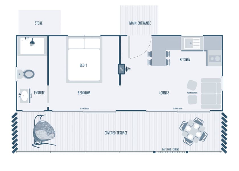 Signature Lake Pods - Clawford Lakes Resort and Spa, Clawton, Nr Holsworthy