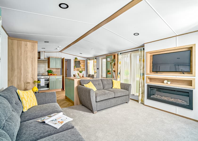 Diamond 2 Bed Caravan Dogs Allowed (Hot Tub) - Clwydian View at ParcFarm, Mold