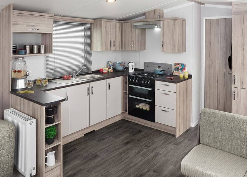 Sage Caravan 2 Decking (Pets Welcome) - Coldingham Bay Holiday Park, Coldingham, Berwickshire