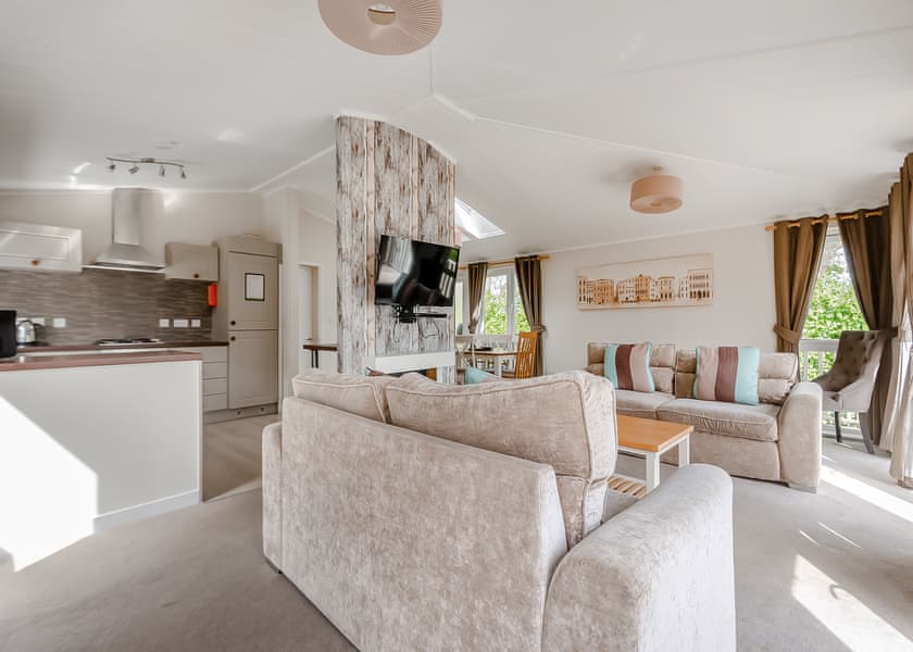 Comfort Lodge 6 (Pet) - Edgeley Holiday Park, Albury, Guildford