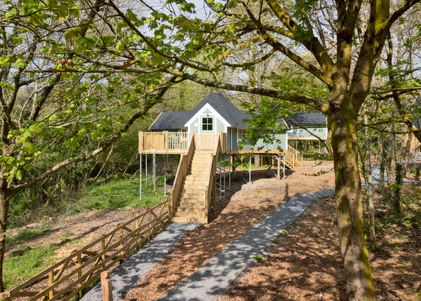 One bedroom Treehouse (no Hot tub) - Otter Falls, Upottery, Honiton