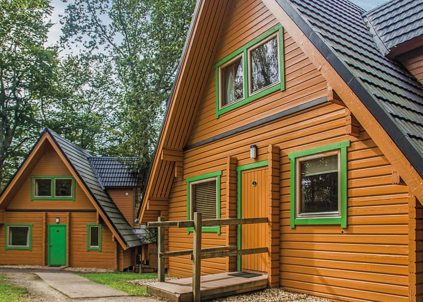 Typical Deluxe Woodland Lodge Two