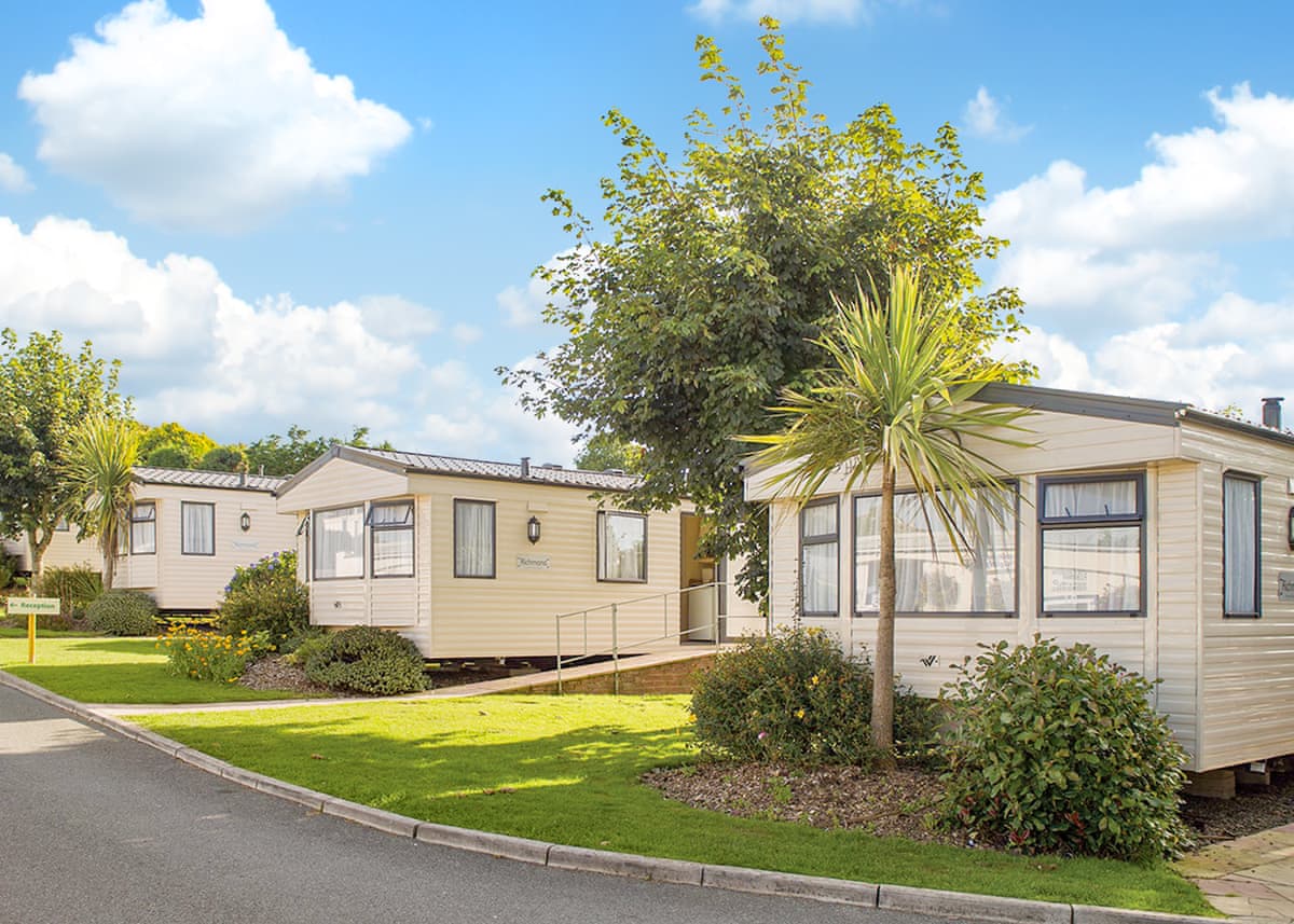 Fishguard Holiday Park overlooking Fishguard Bay