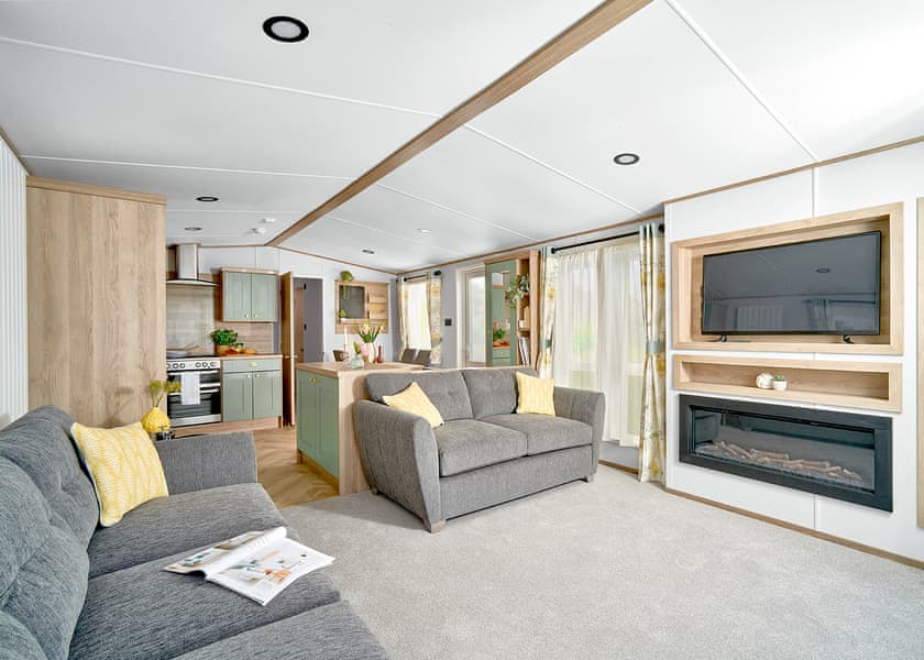 Diamond Caravan 3. No Pet. Sleeps 6 - Grondre Holiday Park, Clunderwen, Nr Narberth