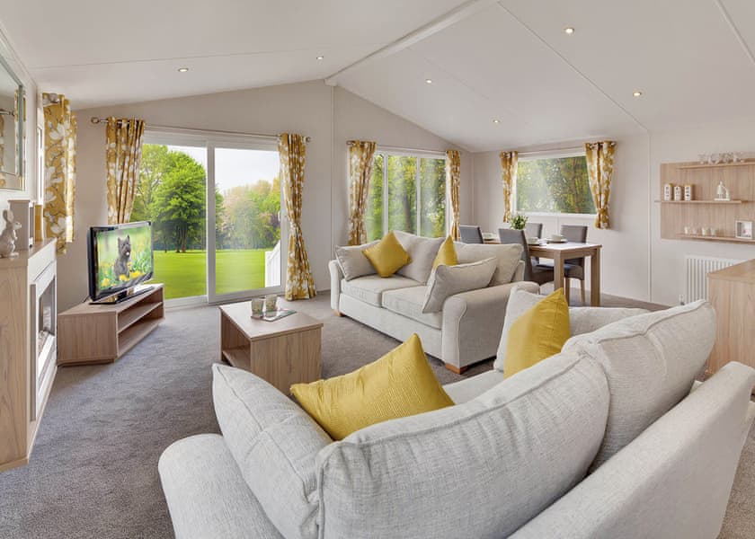Superior Oak Lodge (Sleeps 6, Dog Friendly) - Heather View Holiday Park, Stanhope, Co Durham