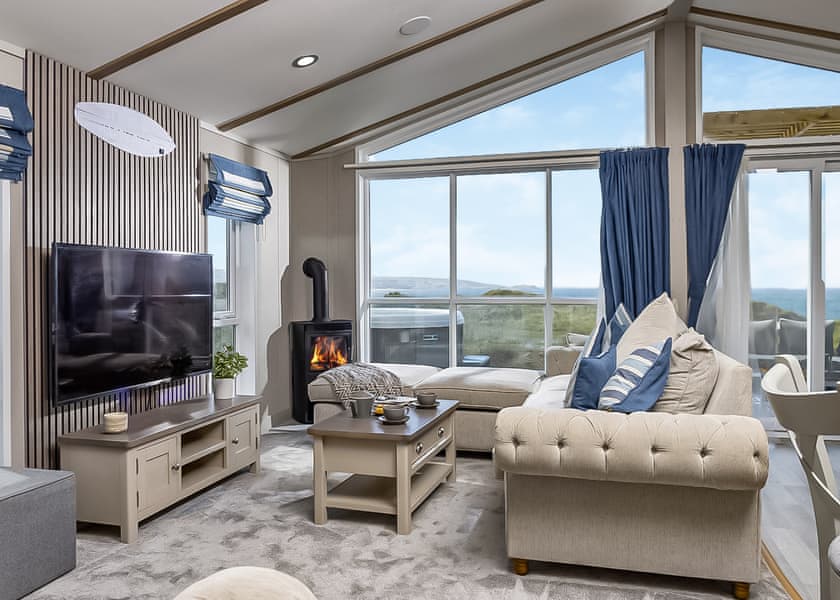 Thalassa 10 berth Lodge hot tub (Pet) - St Ives Bay Beach Resort, Hayle