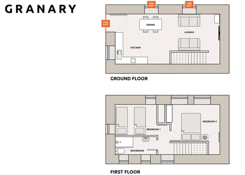 Granary Cottage - Kilminorth Cottages, Watergate, Looe