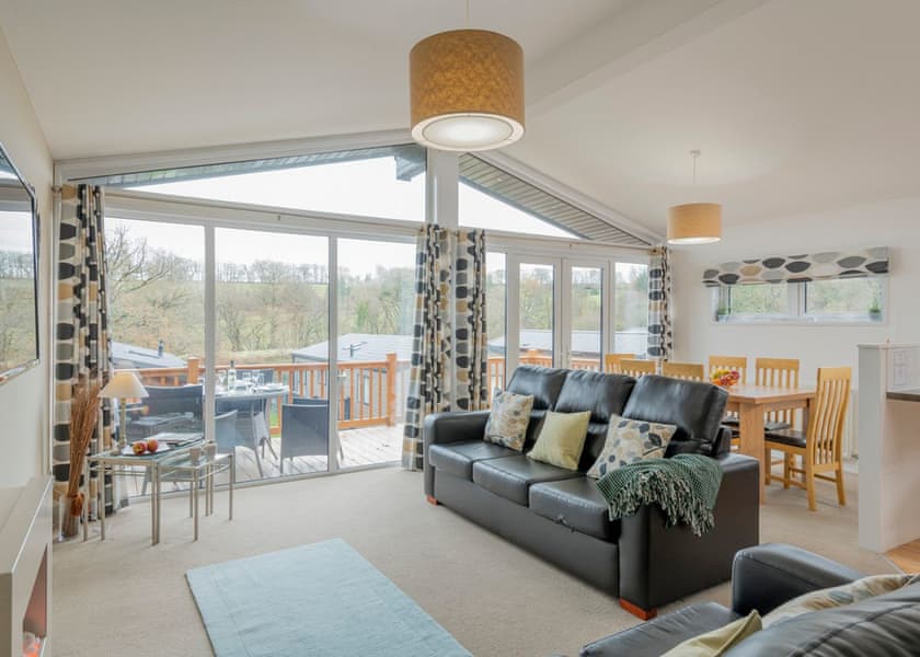 Lake View 2 bedroom lodge with hot tub (sleeps 4) - Lakeview Manor Lodges, Dunkeswell, Honiton