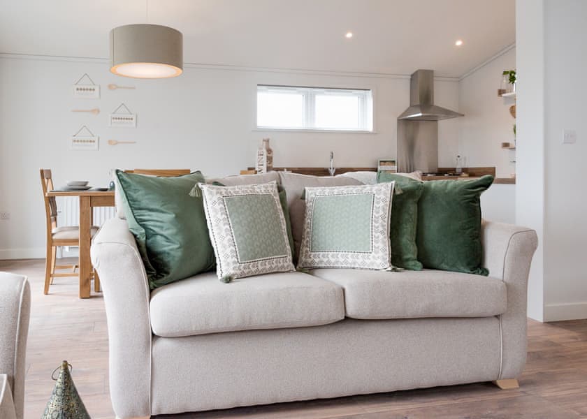 All imagery shown is a representation only. Style, decor and exact views vary by lodge | Valley Park View 2 bed Hot Tub Pet (sleeps 4) - Lakeview Manor Lodges, Dunkeswell, Honiton