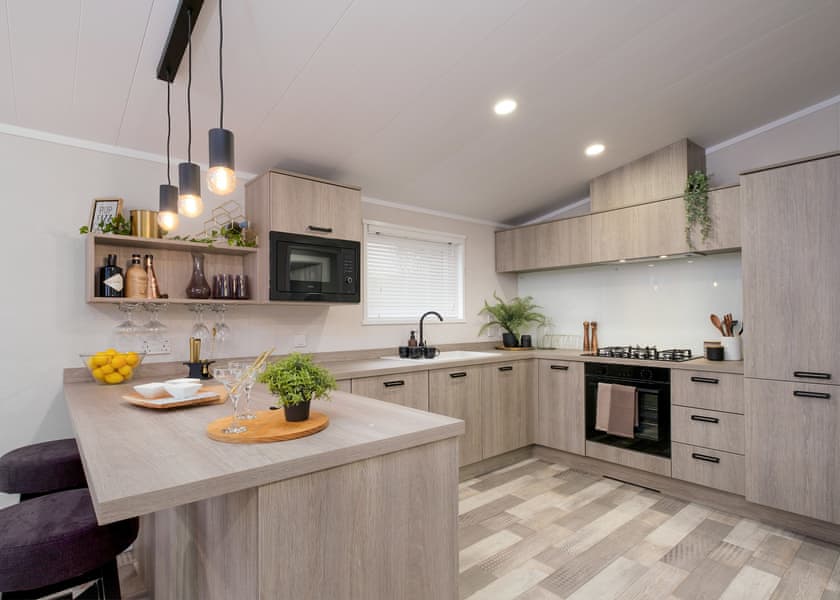 All imagery shown is a representation only. Style, decor and exact views vary by lodge | Valley Park View 2 bed Hot Tub (sleeps 4) - Lakeview Manor Lodges, Dunkeswell, Honiton