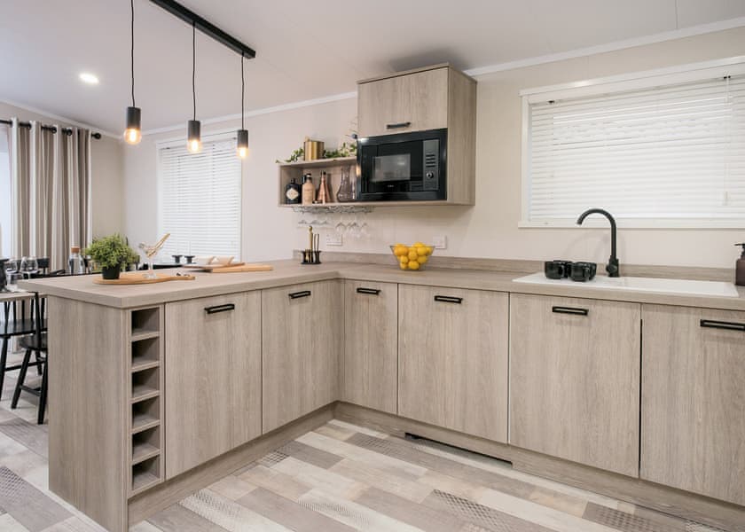 All imagery shown is a representation only. Style, decor and exact views vary by lodge | Valley Park View 2 bed Hot Tub (sleeps 4) - Lakeview Manor Lodges, Dunkeswell, Honiton