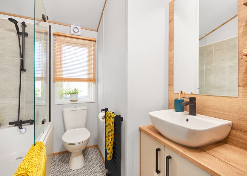 All imagery shown is a representation only. Style, decor and exact views vary by lodge | Valley View 3 bed Hot Tub Pet (sleeps 6) - Lakeview Manor Lodges, Dunkeswell, Honiton