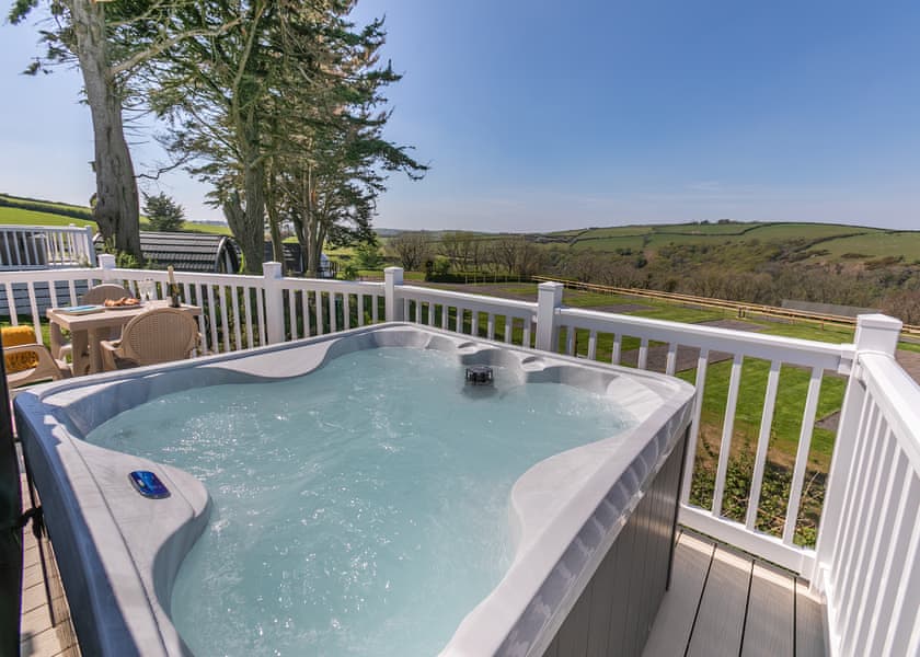 Sea View 2 Bed Hot Tub Holiday Caravan – Cheriton - Lynmouth Holiday Retreat, Lynton