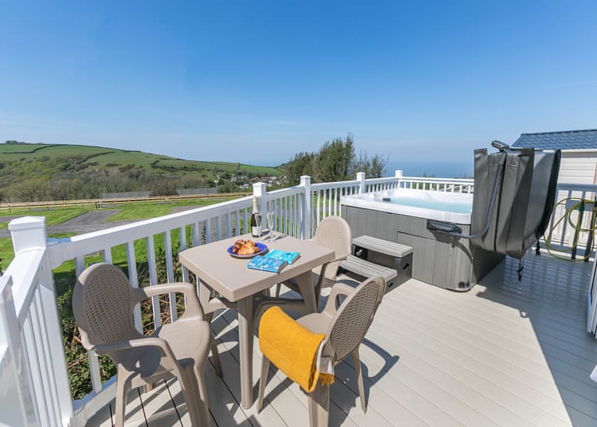 Sea View 2 Bed Hot Tub Holiday Caravan – Cheriton - Lynmouth Holiday Retreat, Lynton