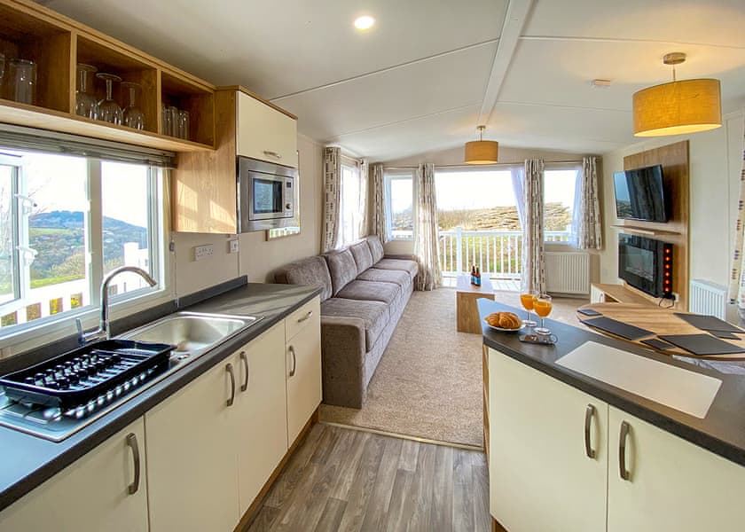 Sea View 2 Bed Hot Tub Holiday Caravan – Martinhoe - Lynmouth Holiday Retreat, Lynton