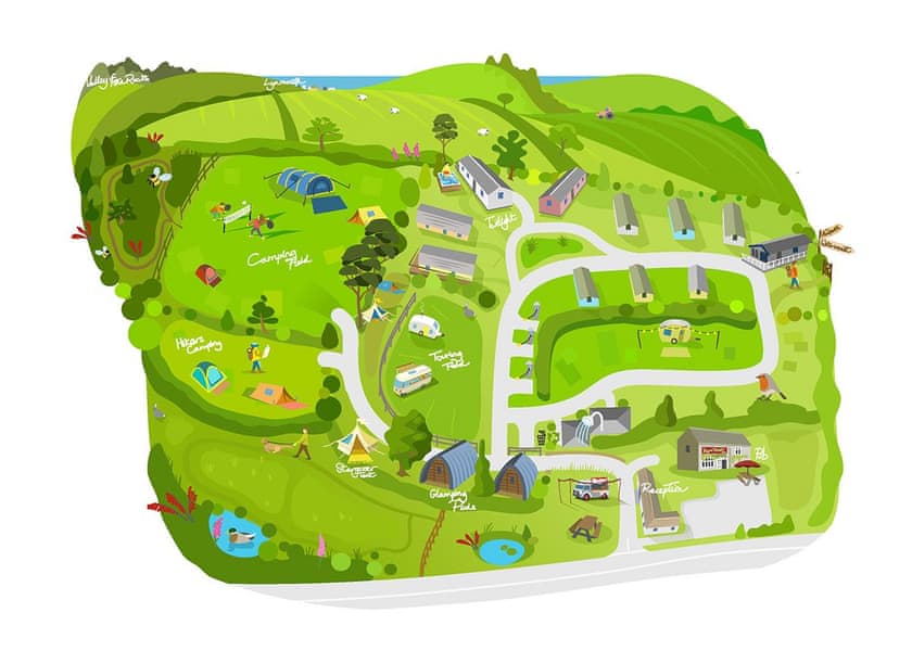 Exmoor View 3 Bed Holiday Caravan – East Lyn - Lynmouth Holiday Retreat, Lynton