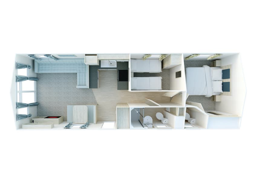 Sea View 2 Bed Holiday Caravan – Kentisbury - Lynmouth Holiday Retreat, Lynton