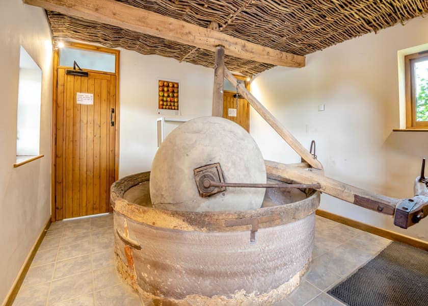 Traditional cider press | Woodside Lodges Country Park, Ledbury