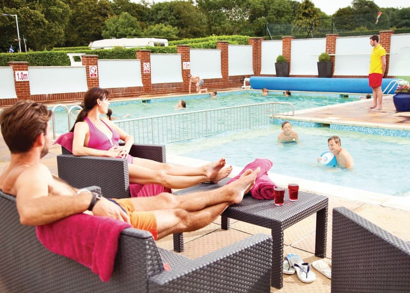 Use of outdoor heated swiming pool at neighbouring park