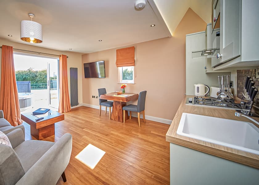 Convenient open-plan living space | The Lotus - North Star Sanctum, Fitling, near Hornsea