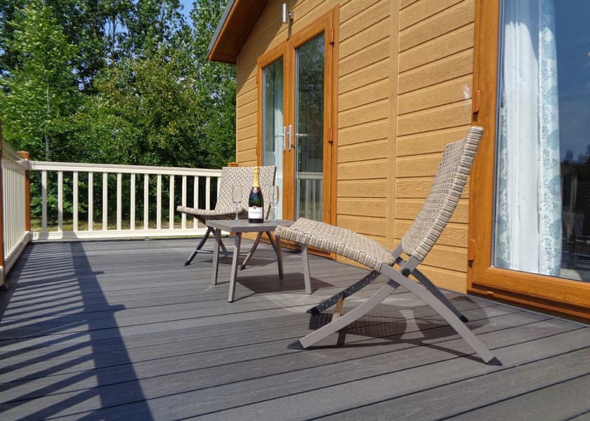 Typical balcony | Mead One - Otters Mead Boutique Lodges, Beetley, Dereham