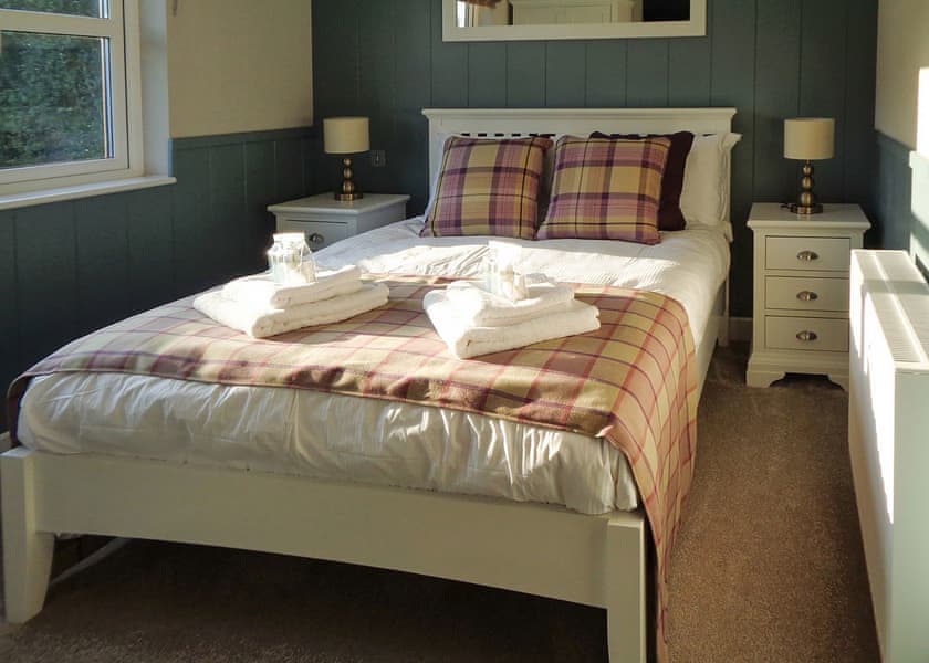 Typical double bedroom | Mead Three - Otters Mead Boutique Lodges, Beetley, Dereham
